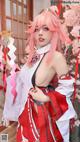 Coser@Byoru: Yae Miko x Raiden Shogun (95 photos)