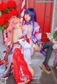 Coser@Byoru: Yae Miko x Raiden Shogun (95 photos) P14 No.36f83e