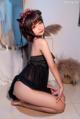 Coser@蠢沫沫 (chunmomo) Vol.053: 黑睡裙 (40 photos) P22 No.40b084